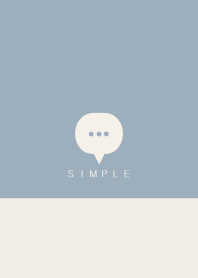 SIMPLE(beige blue)V.1665b