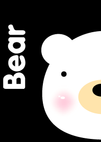 Simple pair Bear(White)