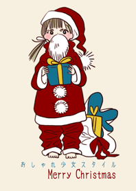 Little girl & Merry Christmas!