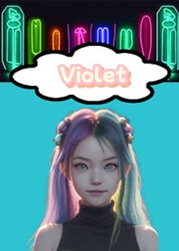 Violet Colorful Neon G06
