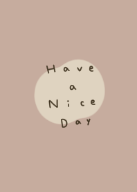 Fashionable beige. Have a nice day.