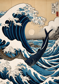 浮世絵 - 鯨 2186a6