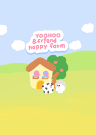 Yoohoo and friend happy farm