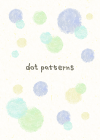 dot pattern7 - watercolor painting-joc