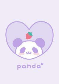 熊貓 草莓 [紫色]
