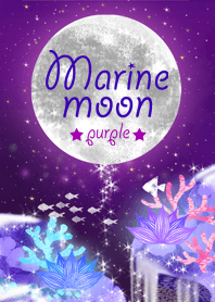 運気がUP〜癒しの海と雅月〜紫「#cool 」