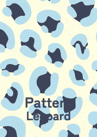 Pattern Leopard Baby blue