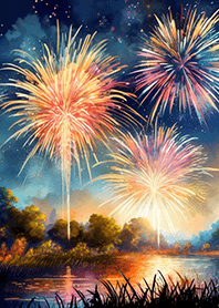 Beautiful Fireworks Theme#827
