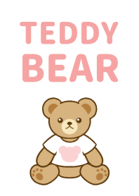 Teddy Bear[Pink T-shirt]F