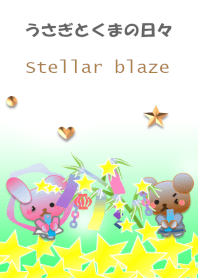 Rabbit and bear daily<Stellar blaze>