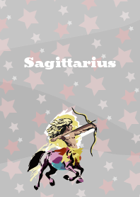 Sagittarius on white JP