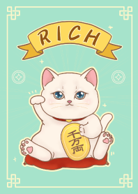 The maneki-neko (fortune cat)  rich 87