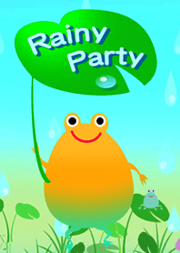 雨降りパーティ