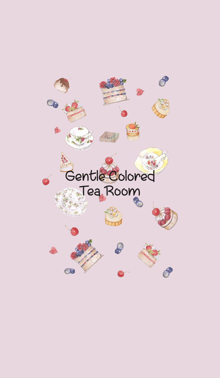 gentle colored tea room