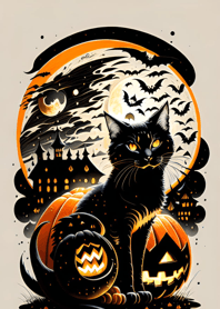 halloween cat 9e67Ca
