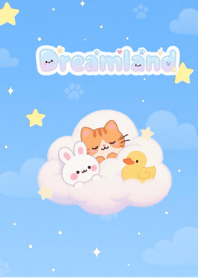 Animal dream land (soft blue)