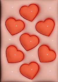 Plump heart Red