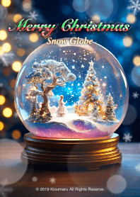 Merry Christmas -Snow Globe 3-.