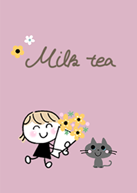 Theme simple milk tea