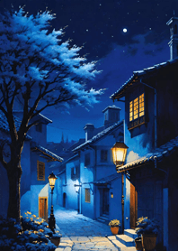 Bright Moon and Dawn 6762c0