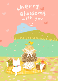 cherry blossoms with you