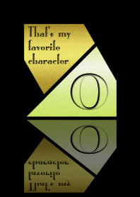 Good fortune Initials 11 "O"