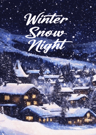 Winter Snow Night