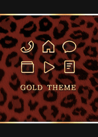 GOLD x PANTHER PATTERN  - 01 F-31