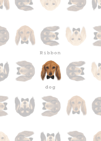 Ribbon dog - Dachshund L - 00 - BLACK