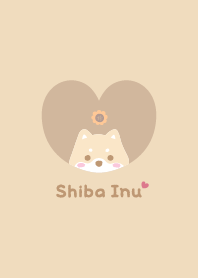 Shiba Inu2 Sunflower - yellow