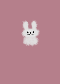 White rabbit dark pink