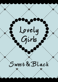 BlueGray&Black / Heart&Girly