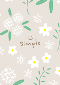 White flowers and leaves7 from Japan