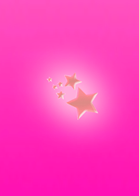 Clear star pink red