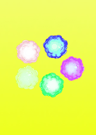 イエローグリーン金平糖