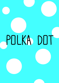 Polka dot-Blue-