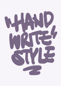 STRBROS - HANDWRITE 1.0 PURPLE 02