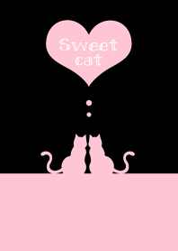 sweet cat 【black&pink】