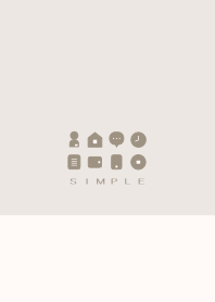 SIMPLE(beige brown)V.1022b