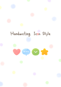 Handwriting Icon Style