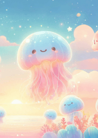 แมงกระพรุนน่ารัก สวยงาม n.1