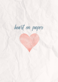 simple watercolor heart on paper 10