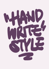 STRBROS - HANDWRITE 1.0 PURPLE 03