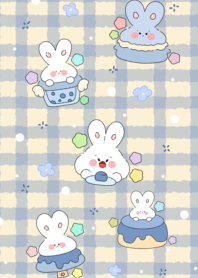 Little rabbit, dark sweet cake3