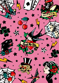 CANDY POP TATTOO PINK world