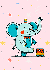 Elephant's Colorful Dreams