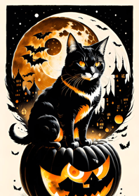 halloween cat 312369