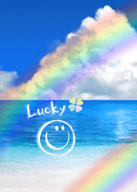 運気上昇！スマイル！海！2重虹！ #cool