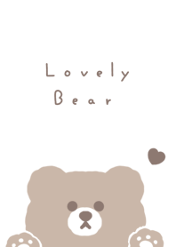 หมีน่ารัก / white