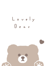 可愛的熊 / white
